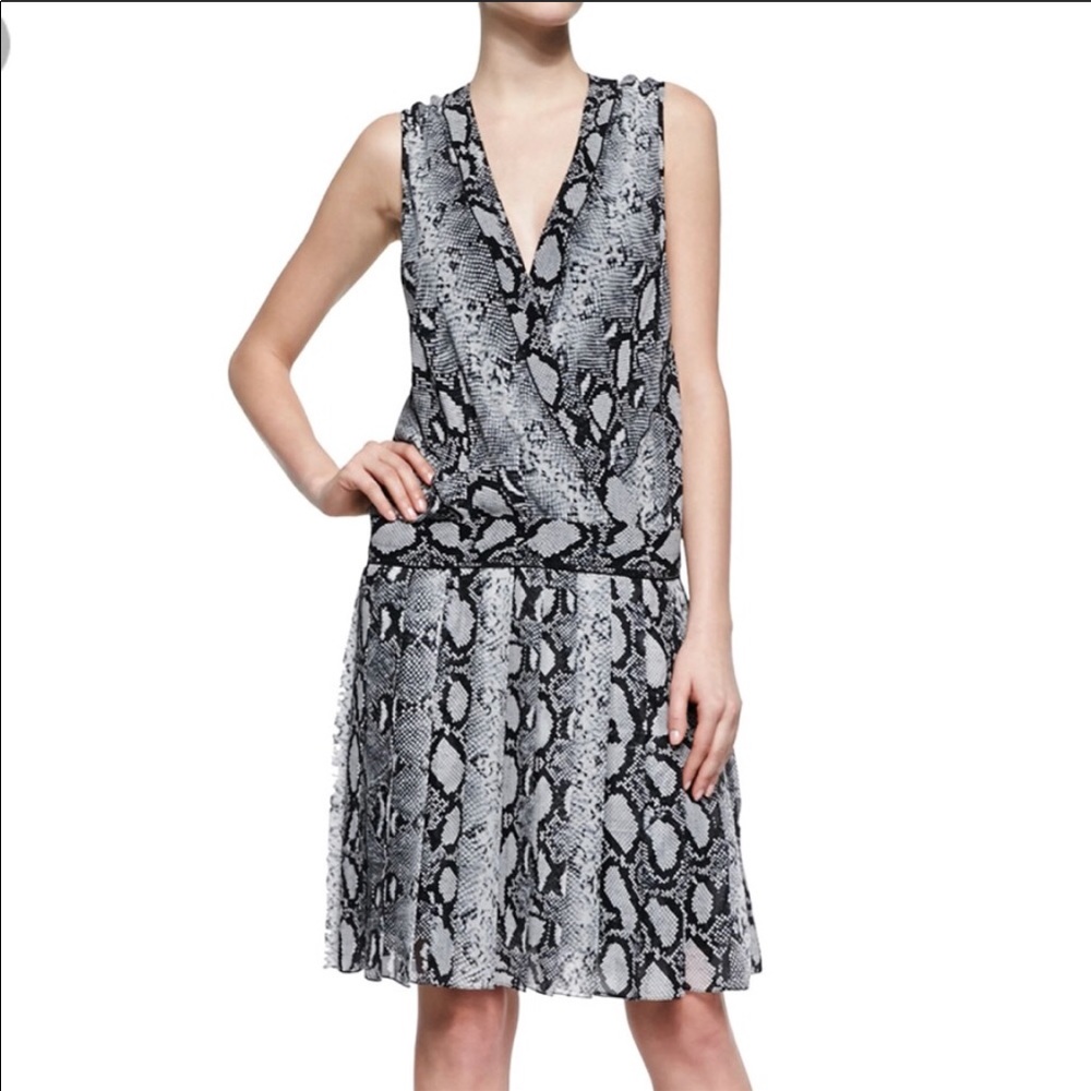 NWOT Proenza Schouler 100% Silk Python Dress